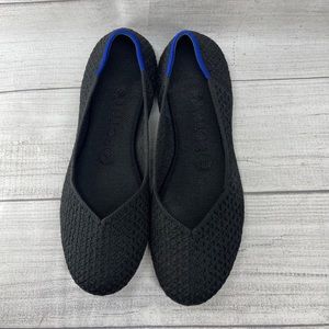 Rothy's The Flat Black Women’s 8.5 Slip On Ballet Flats.